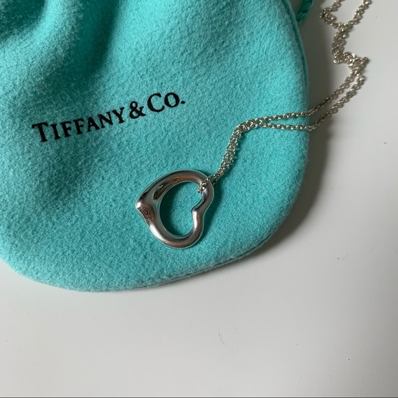 Tiffany & Co. Jewelry - Tiffany x Elsa Peretti Open Heart 925 Necklace
